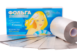 Фольга серебро White line 100м