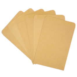 Крафт пакет бумажный самоклеющийся 100*200 (белый) №100