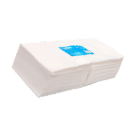 Салфетка 10*10 пачка White line белый