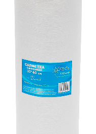 Салфетка 40*60 рулон SS стандарт белый
